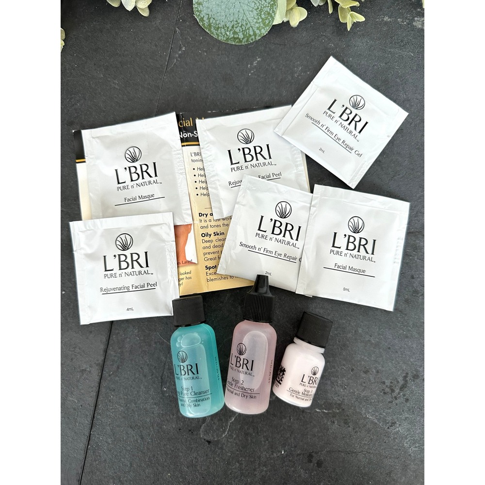 l'Bri‎ sample lot facial masque cleanser skin care